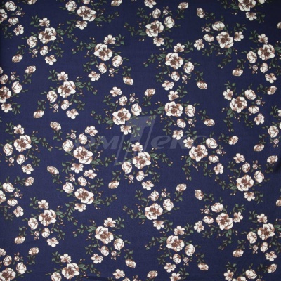 Плательная ткань "Фламенко" 3.2, 80 гр/м2, шир.150 см, принт растительный - купить в Копейске. Цена 239.03 руб.