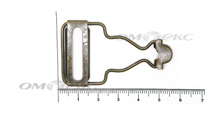 Застежки для комбинезонов металлическая 32 мм Никель (20ШТ)  - купить в Копейске. Цена: 3.18 руб.