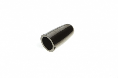 8100-Наконечник пластиковый под металл 15 мм-тем.никель - купить в Копейске. Цена: 2.45 руб.