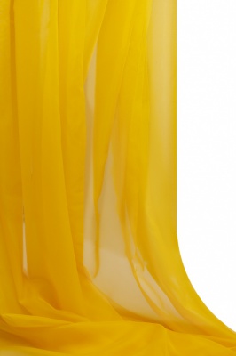 Портьерный капрон 13-0858, 47 гр/м2, шир.300см, цвет 21/жёлтый - купить в Копейске. Цена 137.27 руб.