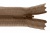 Молния потайная Т3 294, 50 см, капрон, цвет коричневый - купить в Копейске. Цена: 6.90 руб.