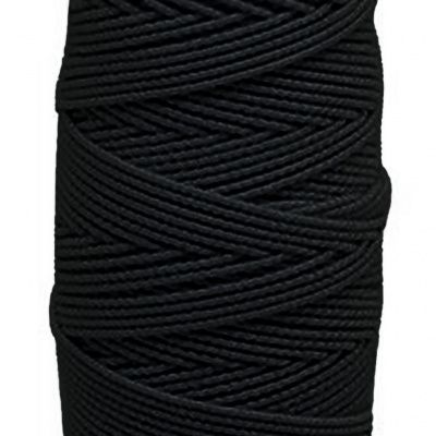 Нитка - резинка Спандекс 25 м (уп-10шт)-чёрные - купить в Копейске. Цена: 36.02 руб.
