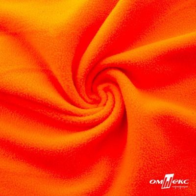 Флис DTY 240г/м2, люминесцентно-оранжевый, 150см (2,77 м/кг) - купить в Копейске. Цена 640.46 руб.