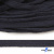 Шнур плетеный d-8 мм плоский, 70% хлопок 30% полиэстер, уп.85+/-1 м, цв.1010-т.синий - купить в Копейске. Цена: 735 руб.