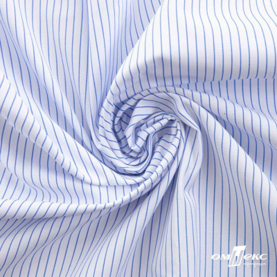 Ткань сорочечная Ронда, 115 г/м2, 58% пэ,42% хл, шир.150 см, цв.3-голубая, (арт.114) - купить в Копейске. Цена 306.69 руб.