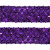 Тесьма с пайетками 12, шир. 35 мм/уп. 25+/-1 м, цвет фиолет - купить в Копейске. Цена: 1 308.30 руб.