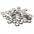 Люверсы, металлические/10мм/никель (упак.1000 шт) - купить в Копейске. Цена: 637 руб.