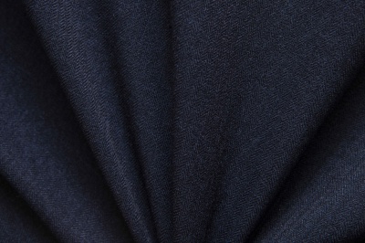 Ткань костюмная 25388 2009, 207 гр/м2, шир.150см, цвет т.синий - купить в Копейске. Цена 353.07 руб.