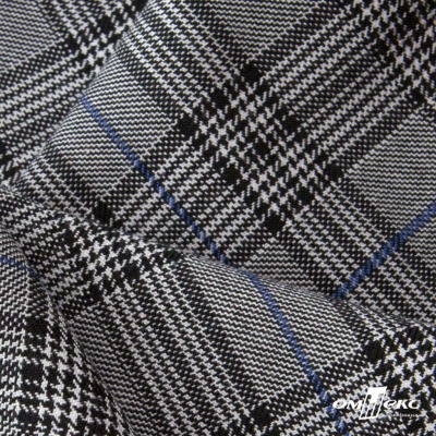 Ткань костюмная "Клер" 80% P, 16% R, 4% S, 200 г/м2, шир.150 см,#3 цв-серый/синий - купить в Копейске. Цена 412.02 руб.