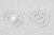 Кнопки пришивные пластиковые 13 мм, блистер 24шт, цв.-прозрачные - купить в Копейске. Цена: 62.27 руб.