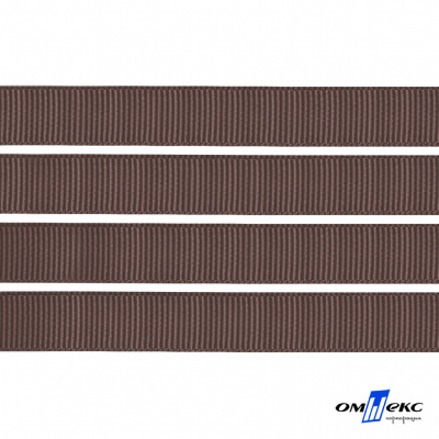 Репсовая лента 005, шир. 6 мм/уп. 50+/-1 м, цвет коричневый - купить в Копейске. Цена: 88.45 руб.