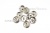 Кнопки пришивные 30 мм никель - купить в Копейске. Цена: 18.68 руб.