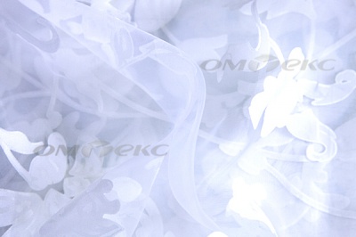 Органза деворэ 6031 (280см) С01 белый - купить в Копейске. Цена 595.43 руб.