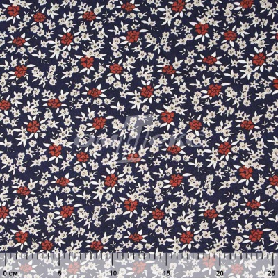 Плательная ткань "Фламенко" 7.2, 80 гр/м2, шир.150 см, принт растительный - купить в Копейске. Цена 239.03 руб.