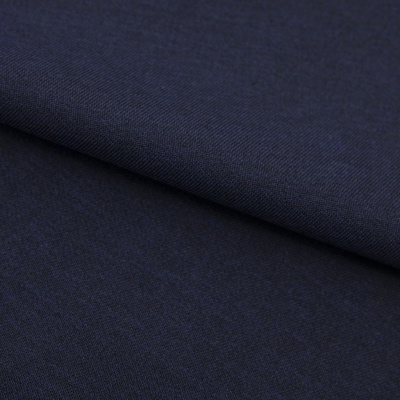 Ткань костюмная 26150 2009, 214 гр/м2, шир.150см, цвет т.синий - купить в Копейске. Цена 358.58 руб.