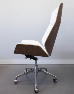 Кресло из натуральной кожи, каркас дерево арт. FX-BC06 - купить в Копейске. Цена 34 820.52 руб.