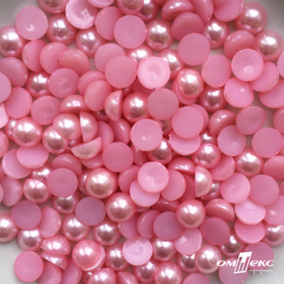 0404-5146В-Полубусины пластиковые круглые "ОмТекс", 10 мм, (уп.50гр=175+/-3шт), цв.101-св.розовый - купить в Копейске. Цена: 64.11 руб.