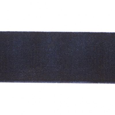Лента бархатная нейлон, шир.25 мм, (упак. 45,7м), цв.180-т.синий - купить в Копейске. Цена: 809.01 руб.