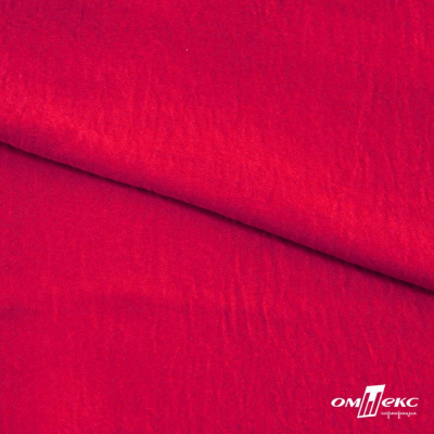 Ткань плательная Муар, 100% полиэстер,165 (+/-5) гр/м2, шир. 150 см, цв. Красный - купить в Копейске. Цена 215.65 руб.