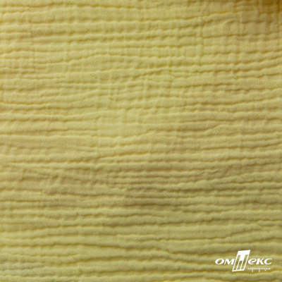 Ткань Муслин, 100% хлопок, 125 гр/м2, шир. 135 см (12-0824) цв.лимон нюд - купить в Копейске. Цена 337.25 руб.
