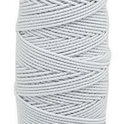 Нитка - резинка Спандекс 25 м (уп-10шт)-белые - купить в Копейске. Цена: 35.65 руб.