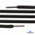 Шнурки #106-09, круглые 130 см, цв.чёрный - купить в Копейске. Цена: 21.92 руб.