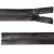 Молния водонепроницаемая PVC Т-7, 20 см, неразъемная, цвет (301)-т.серый - купить в Копейске. Цена: 21.56 руб.