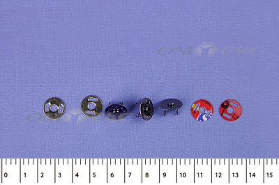 Кнопки магнитные МКМ-02, диам. 18 мм, чёрный никель - купить в Копейске. Цена: 14.49 руб.