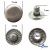 Кнопка металлическая "Альфа" с пружиной, 15 мм (уп. 720+/-20 шт), цвет никель - купить в Копейске. Цена: 1 466.73 руб.