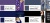 Костюмная ткань "Элис" 18-3921, 200 гр/м2, шир.150см, цвет голубика - купить в Копейске. Цена 306.20 руб.