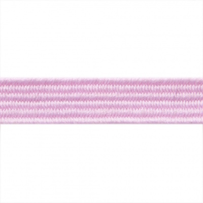 Резиновые нити с текстильным покрытием, шир. 6 мм ( упак.30 м/уп), цв.- 80-розовый - купить в Копейске. Цена: 155.22 руб.