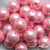 0404-00108-Бусины пластиковые под жемчуг "ОмТекс", 16 мм, (уп.50гр=24+/-1шт) цв.101-св.розовый - купить в Копейске. Цена: 44.18 руб.