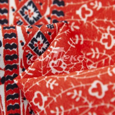 Плательная ткань "Фламенко" 24.1, 80 гр/м2, шир.150 см, принт этнический - купить в Копейске. Цена 241.49 руб.