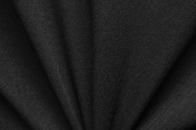 Ткань костюмная 21699 1144/1178, 236 гр/м2, шир.150см, цвет чёрный - купить в Копейске. Цена 455.40 руб.