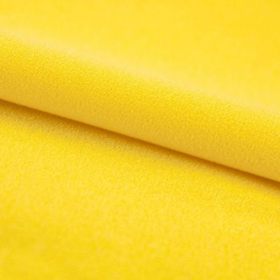 Креп стрейч Амузен 12-0752, 85 гр/м2, шир.150см, цвет жёлтый - купить в Копейске. Цена 194.07 руб.