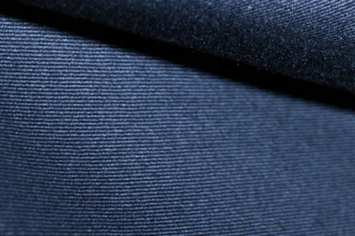 Ткань костюмная 8874/3, цвет темно-синий, 100% полиэфир - купить в Копейске. Цена 433.60 руб.