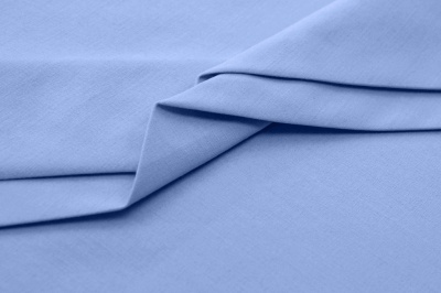 Ткань сорочечная стрейч 15-3920, 115 гр/м2, шир.150см, цвет голубой - купить в Копейске. Цена 282.16 руб.