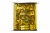 Пайетки "ОмТекс" на нитях, SILVER SHINING, 6 мм F / упак.91+/-1м, цв. 48 - золото - купить в Копейске. Цена: 356.19 руб.