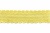 Тесьма кружевная 0621-1212А, шир. 45 мм/уп. 20+/-1 м, цвет 017-жёлтый - купить в Копейске. Цена: 1 033.32 руб.