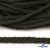 Шнур плетеный d-6 мм круглый, 70% хлопок 30% полиэстер, уп.90+/-1 м, цв.1075-хаки - купить в Копейске. Цена: 588 руб.