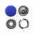 Кнопка рубашечная (закрытая) 9,5мм - эмаль, цв.168 - голубой - купить в Копейске. Цена: 4.77 руб.