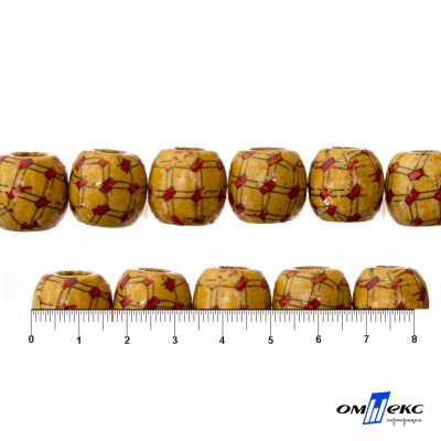 0189-Бусины деревянные "ОмТекс", 17 мм, упак.50+/-3шт - купить в Копейске. Цена: 83.66 руб.