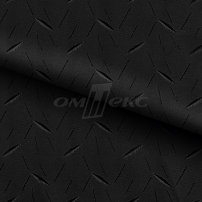 Ткань подкладочная жаккард Р14076-1, чёрный, 85 г/м2, шир. 150 см, 230T - купить в Копейске. Цена 166.45 руб.
