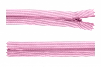 Молния потайная Т3 513, 60 см, капрон, цвет св.розовый - купить в Копейске. Цена: 10.13 руб.