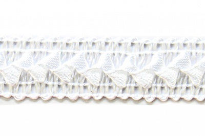Тесьма декоративная "Самоса" 062, шир. 20 мм/уп. 33+/-1 м, цвет белый - купить в Копейске. Цена: 301.35 руб.