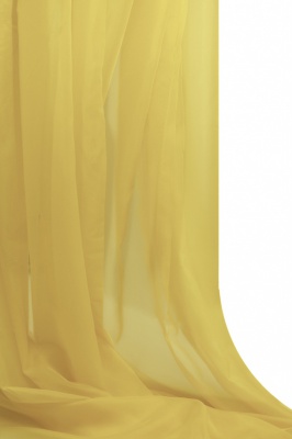 Портьерный капрон 12-0826, 47 гр/м2, шир.300см, цвет св.жёлтый - купить в Копейске. Цена 137.27 руб.