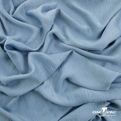 Ткань плательная Муар, 100% полиэстер,165 (+/-5) гр/м2, шир. 150 см, цв. Серо-голубой - купить в Копейске. Цена 215.65 руб.