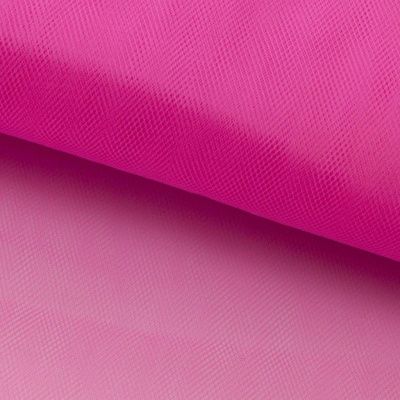Фатин матовый 16-31, 12 гр/м2, шир.300см, цвет барби розовый - купить в Копейске. Цена 101.95 руб.