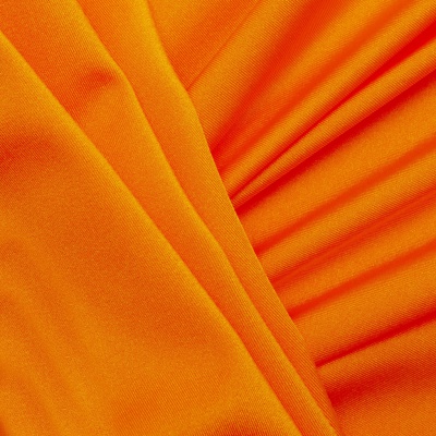 Бифлекс плотный col.716, 210 гр/м2, шир.150см, цвет оранжевый - купить в Копейске. Цена 653.26 руб.