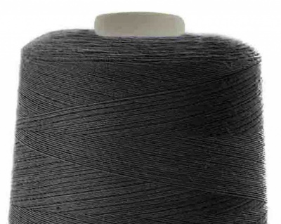 Швейные нитки (армированные) 28S/2, нам. 2 500 м, цвет чёрный - купить в Копейске. Цена: 139.91 руб.